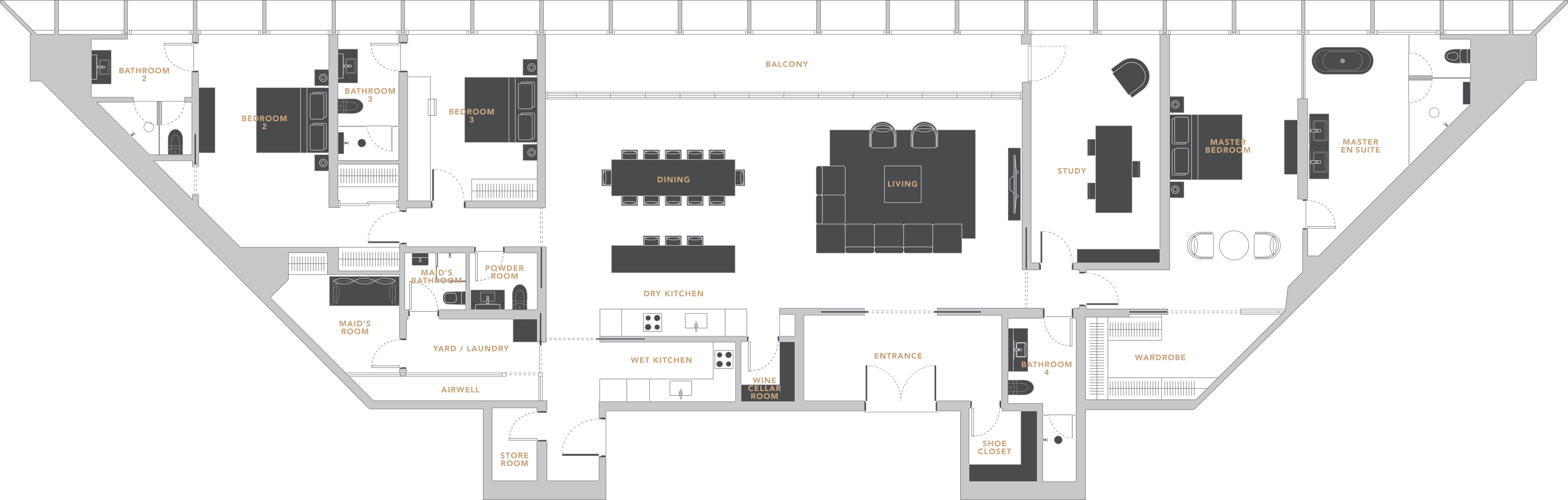 4+1 Bedroom